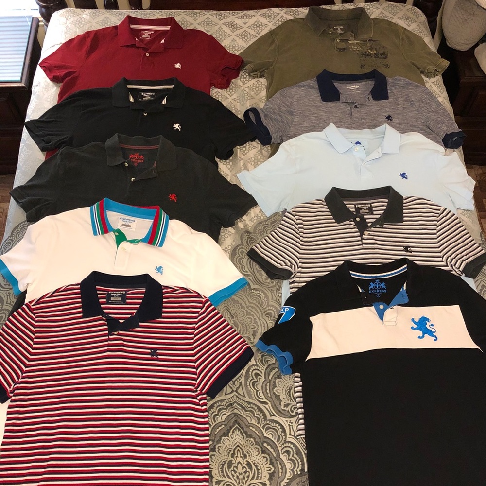 10 Men’s Express Polo Shirts